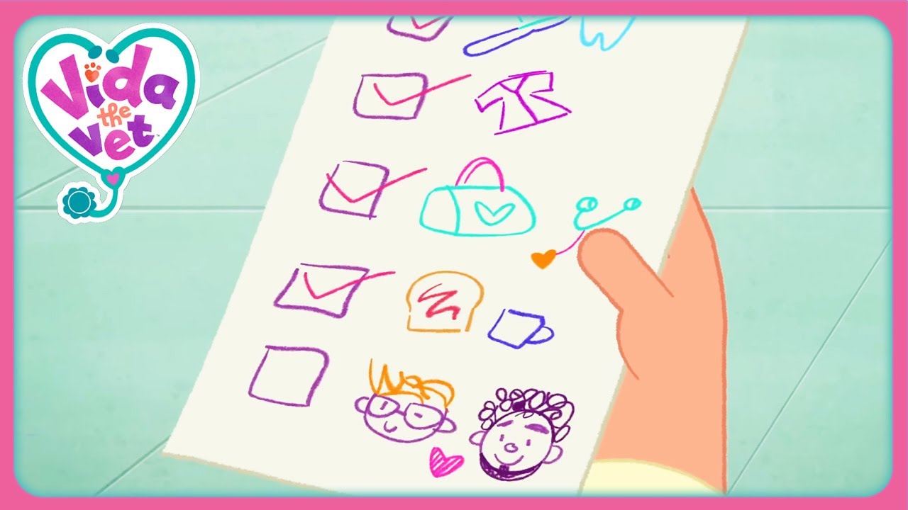 Vida Hakt Ihre Checkliste Ab (Zusammenstellung) | Vida der Doc | Cartoons für Kinder