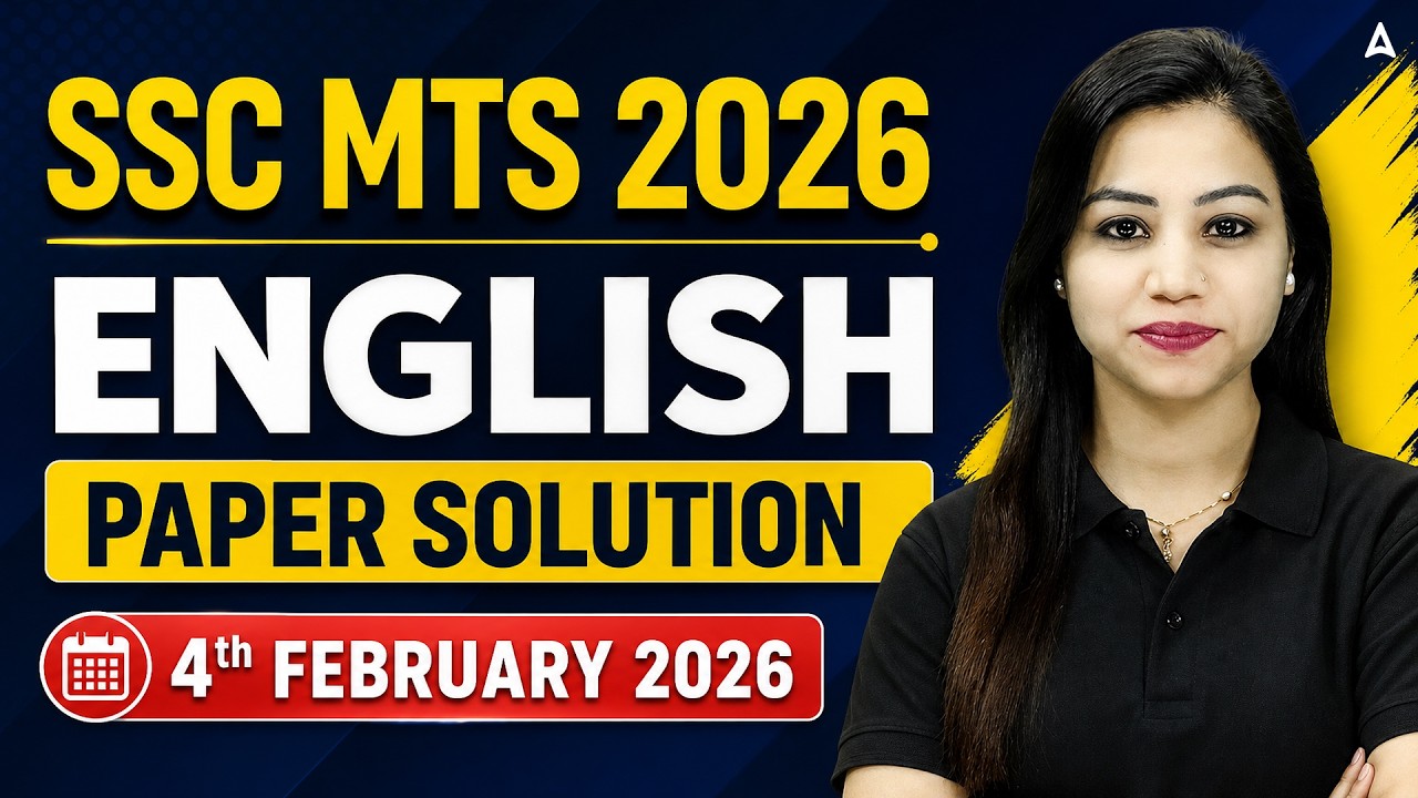 SSC MTS 2026 | SSC MTS English 4 Feb All Shift Question Paper | SSC MTS English By Bharti Mam