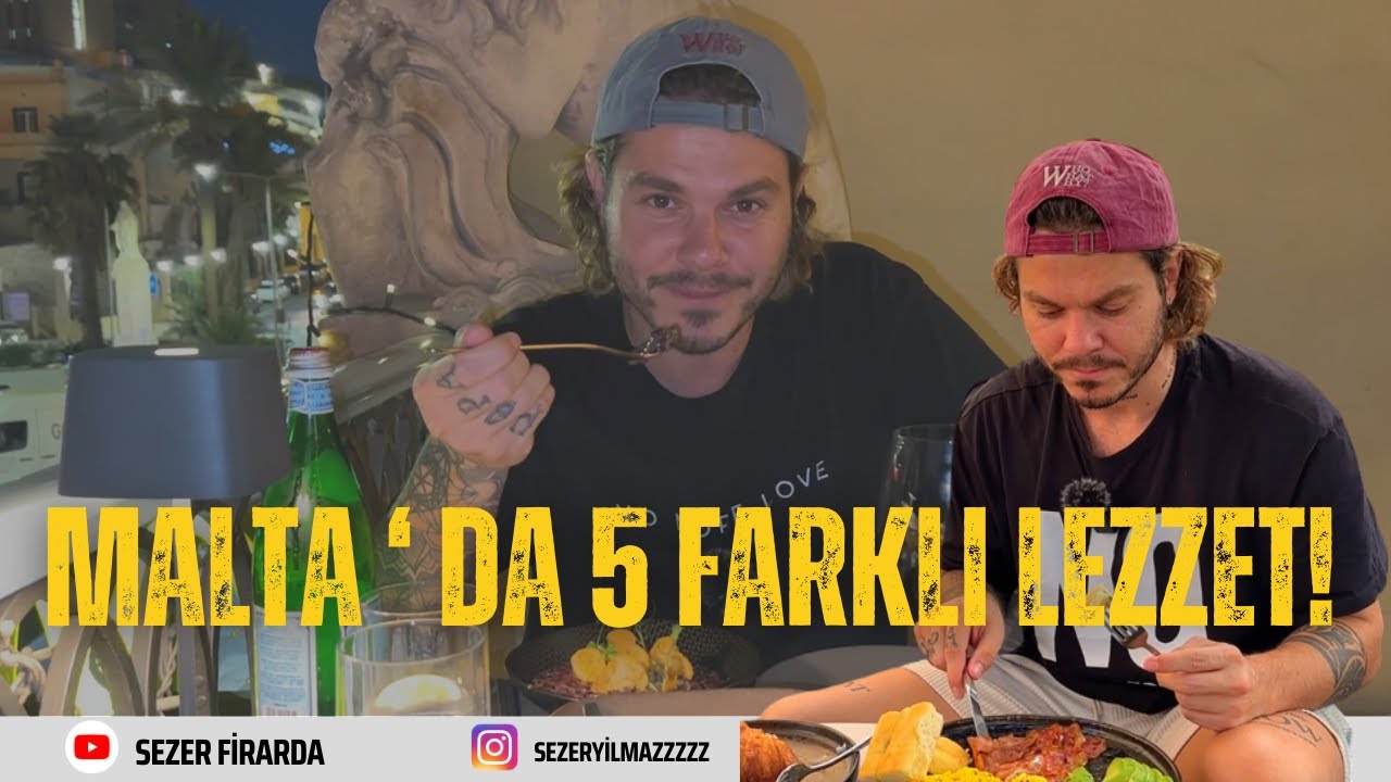 Malta'da 5 farklı lezzet! #reklam