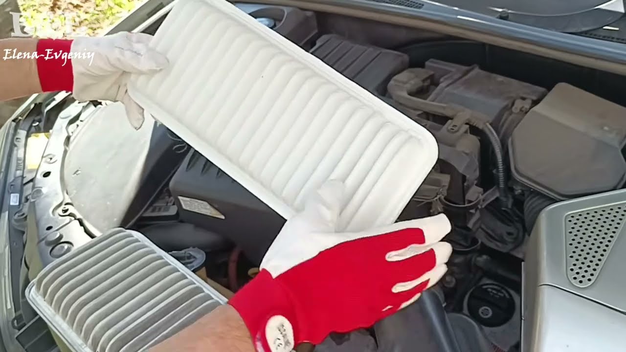 Замена фильтра салона и воздушного фильтра Lexus RX400H, RX300, RX350, RX330/ Replacing filter Lexus