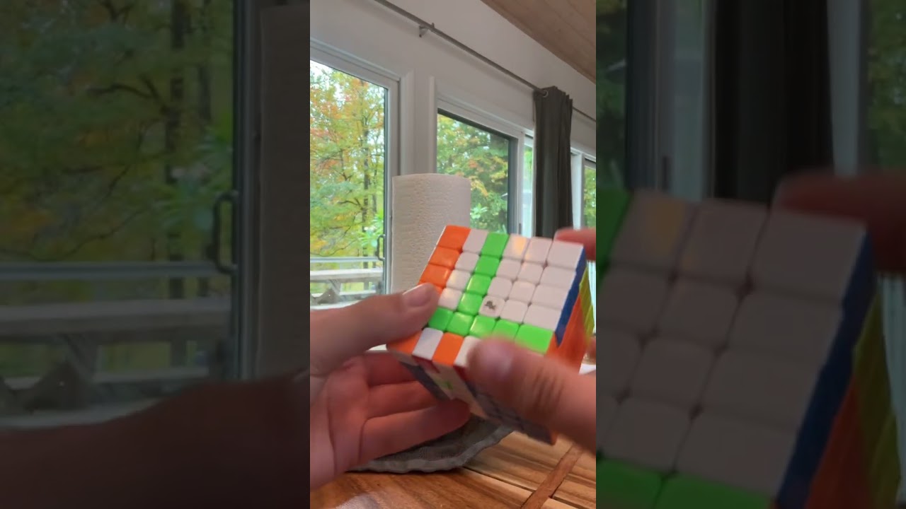 How to solve center edge commutator. Also works on 5x5 and 7x7. #rubiks #speedcubing