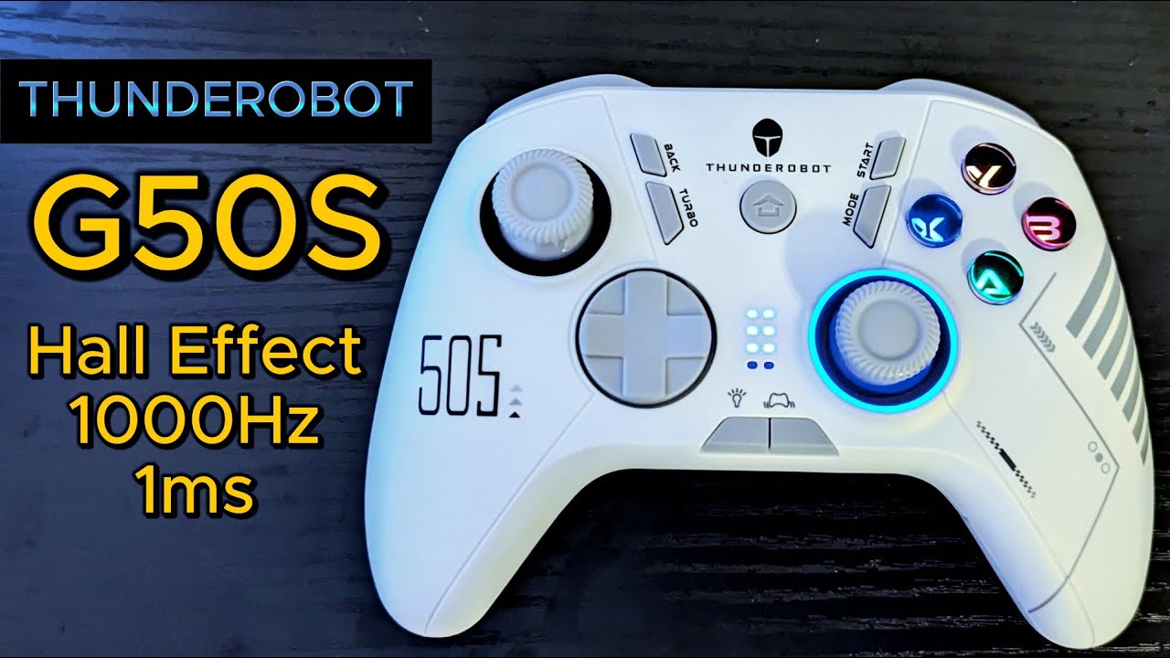 Обзор бюджетного игрового контроллера с датчиком Холла 1 мс | Thunderobot G50S | Тест производите...