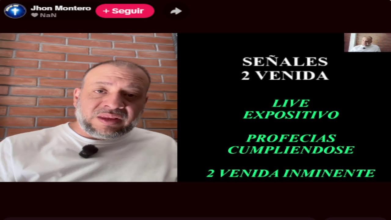 Live Jon Montero 13 Marzo Señales 2 venida