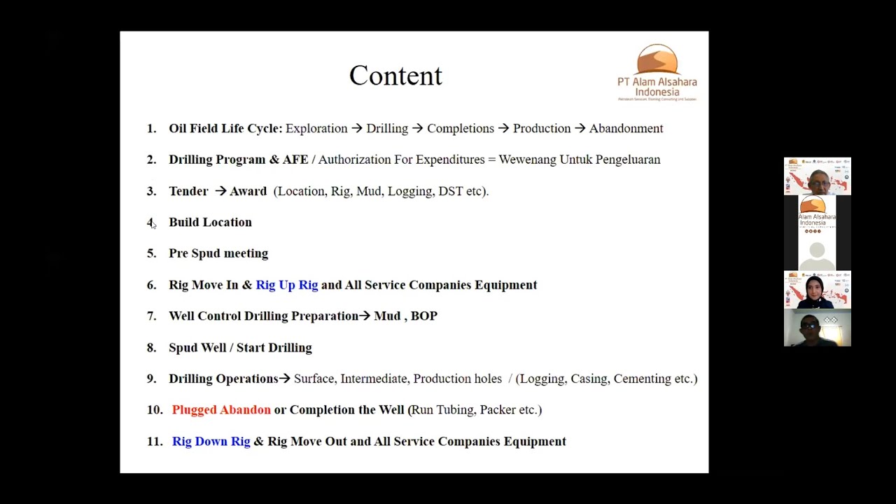 Webinar Basic Drilling Operations 20 Mar 2022