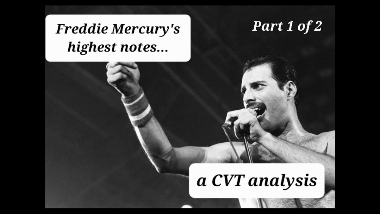 Freddie Mercury's Highest Notes (Complete Vocal Technique analysis) part 1