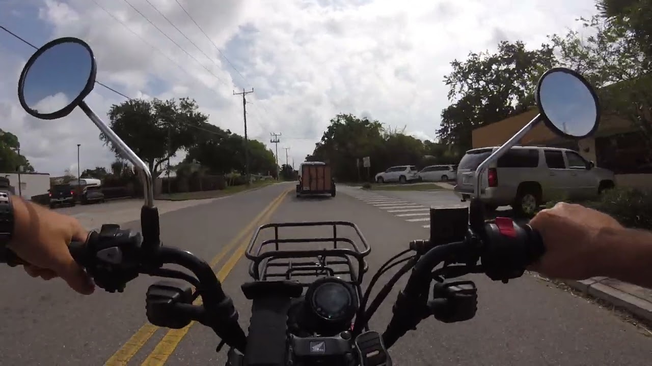 1 Honda Trail 125 Ride POV Motorcycle ASMR