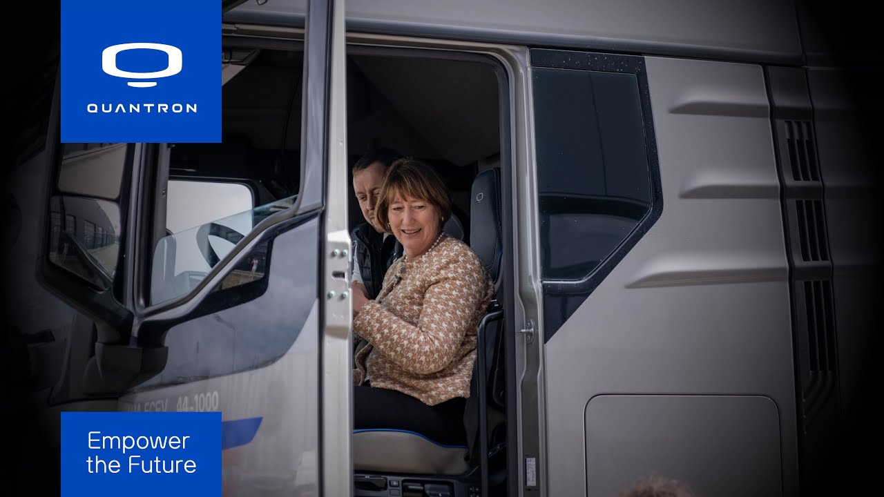 QUANTRON QHM FCEV &ndash; Test drive with Hildegard M&uuml;ller