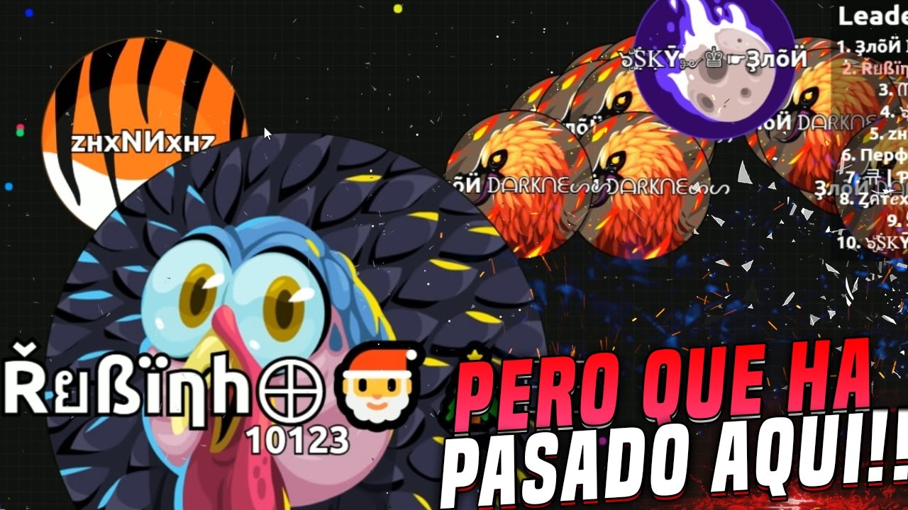 PERO QUE HA PASADO AQUI!! | Agar.io | Rubinho vlc
