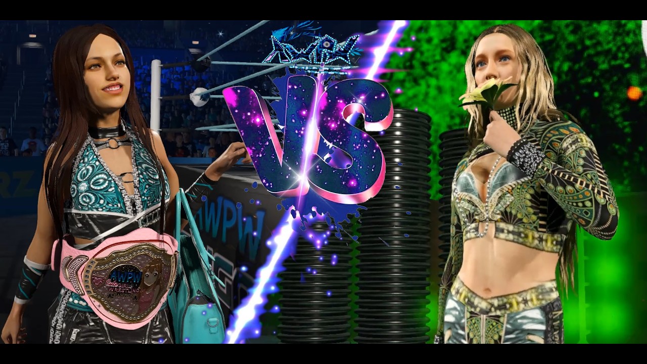 Kella D'Angelo VS Morfyadd (AWPW Cute Girl Cruiserweight Championship) - WWE2K25 (WWE2K26 Hype)