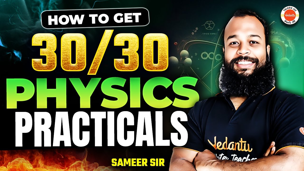30/30 Marks Step-by-Step Guide | Physics Practical Exam Hack | Sameer Sir