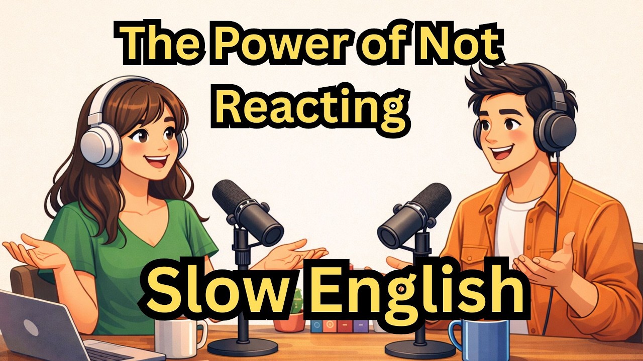 The Power of Not Reacting | Slow English For Beginners