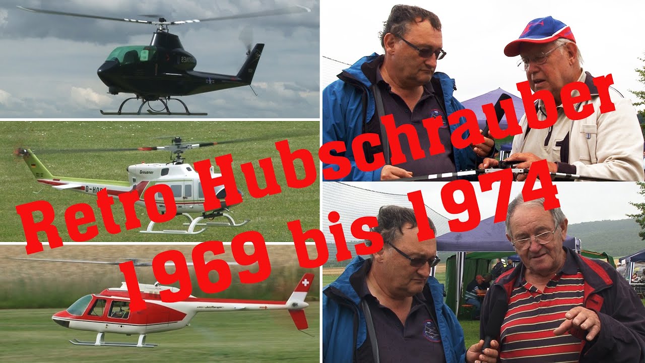 Retro Hubschrauber Teil-01 / Cobra - Bell 212 - Jet Ranger