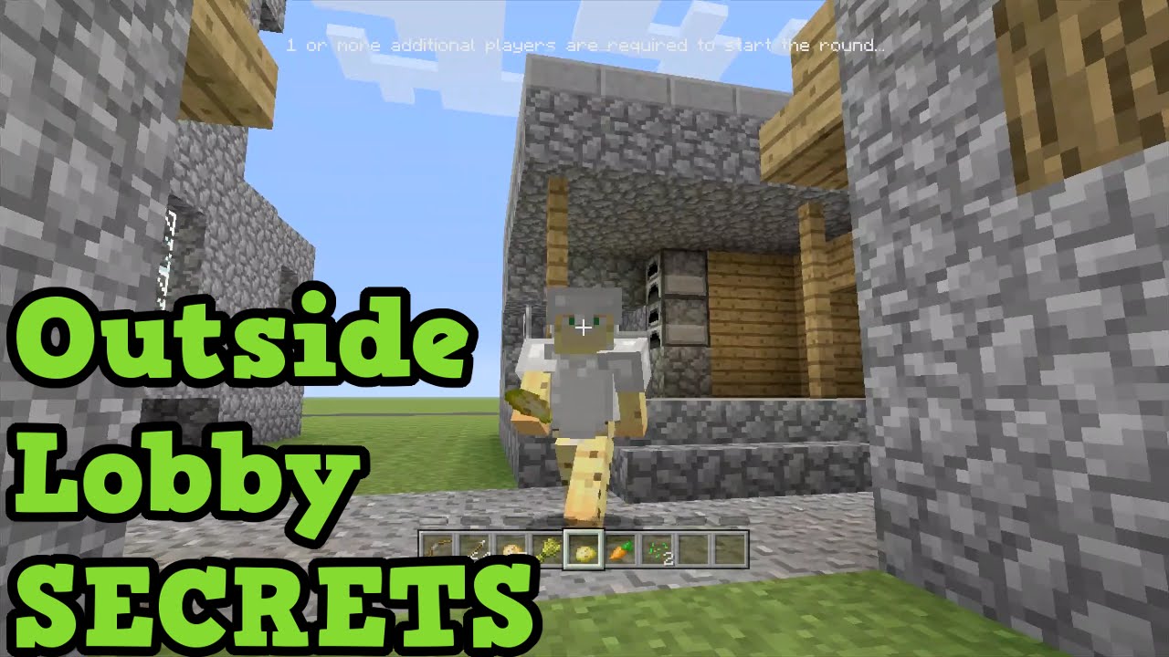 Minecraft Xbox 360 / PS3 Outside MiniGame Lobby SECRETS