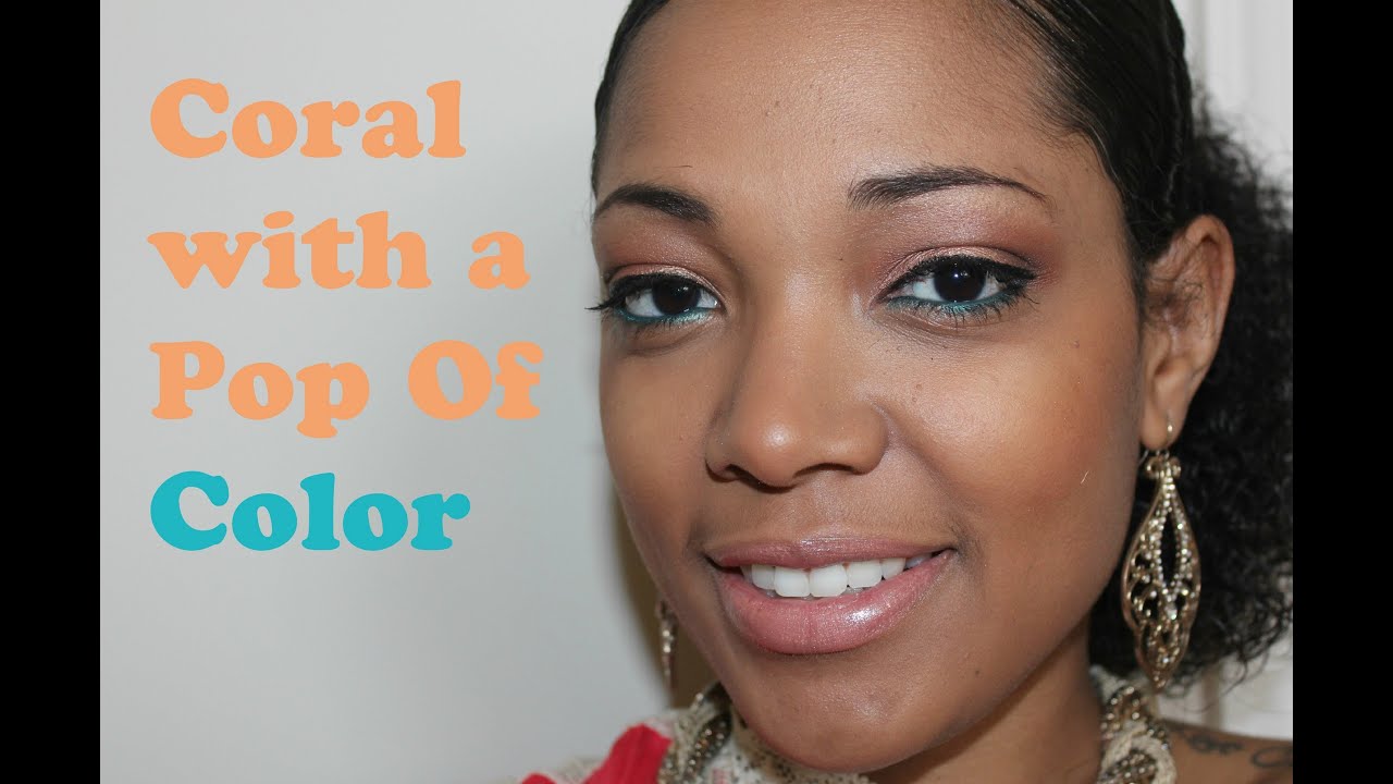 Get Ready With Me: Coral with a Pop of Color