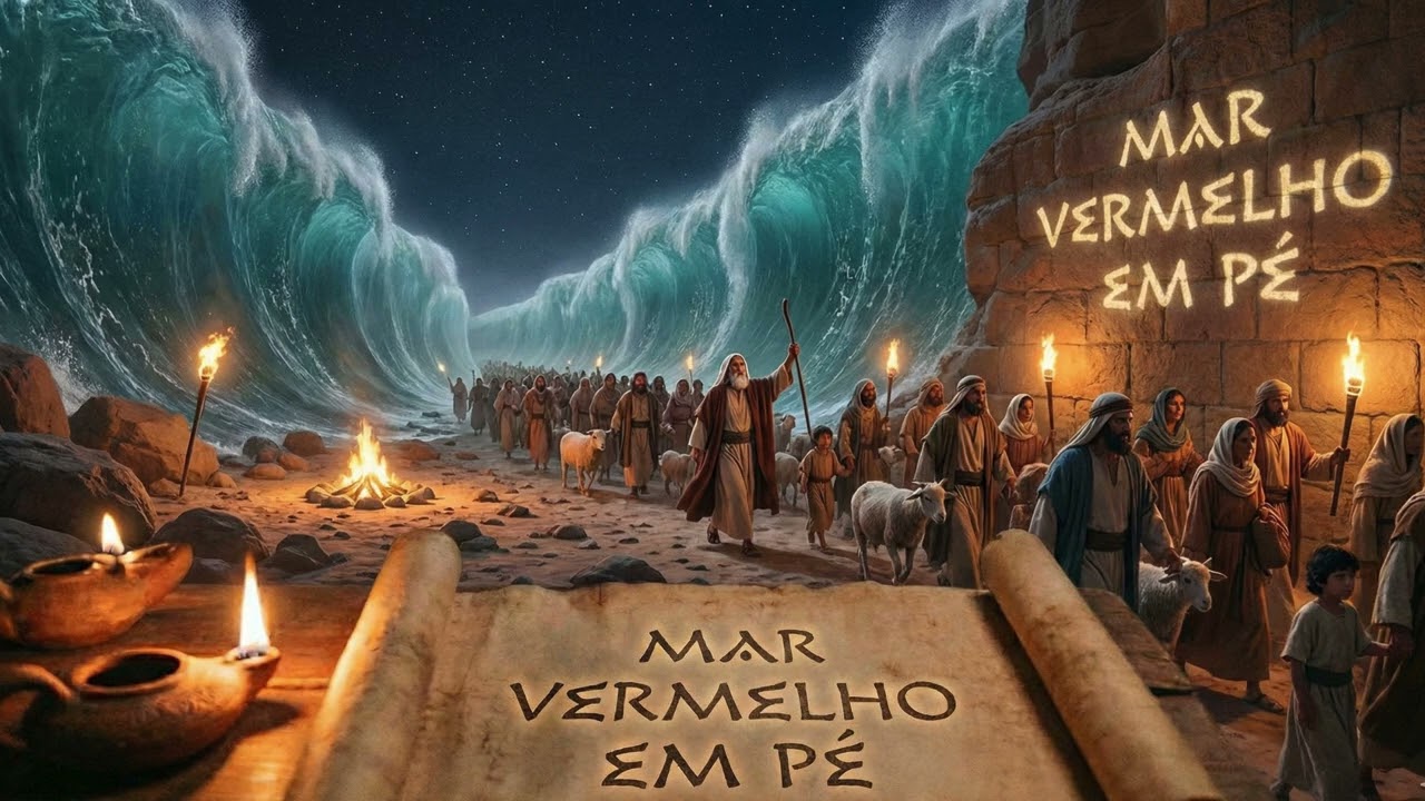 MAR VERMELHO EM PÉ