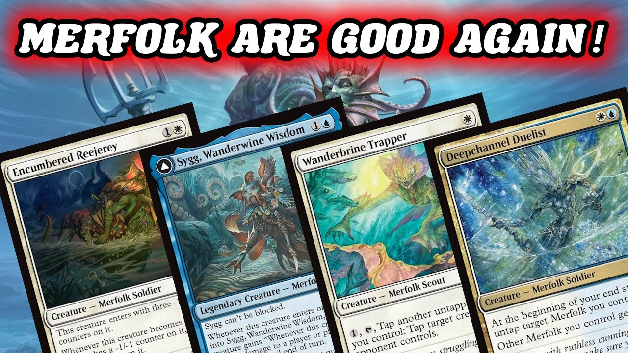 MERFOLK ARE GOOD AGAIN! Legacy Merfolk With SEVEN New Lorwyn Eclipsed Cards MTG