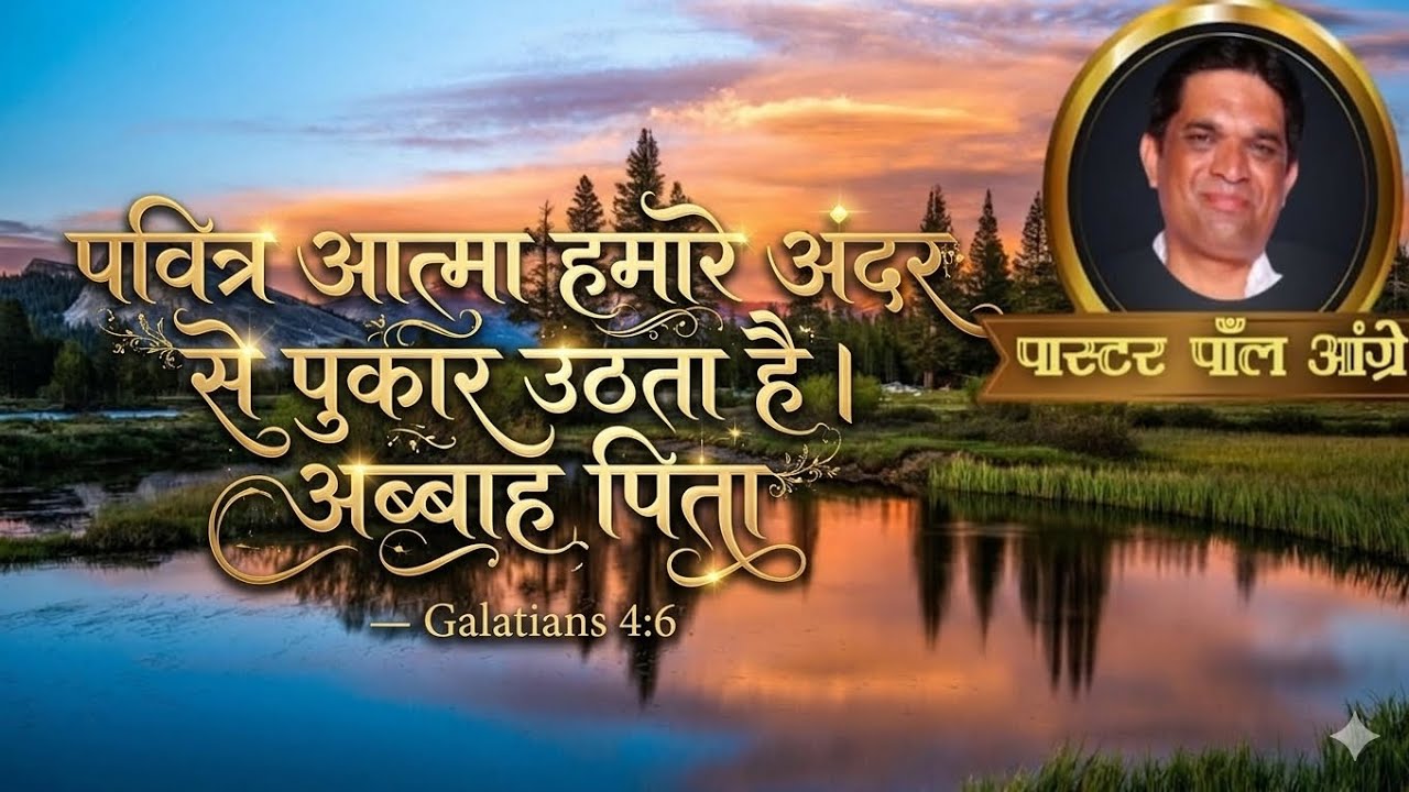 पवित्र आत्मा हमारे अंदर से पुकार उठता है,,,,,, अब्बाह पिता 