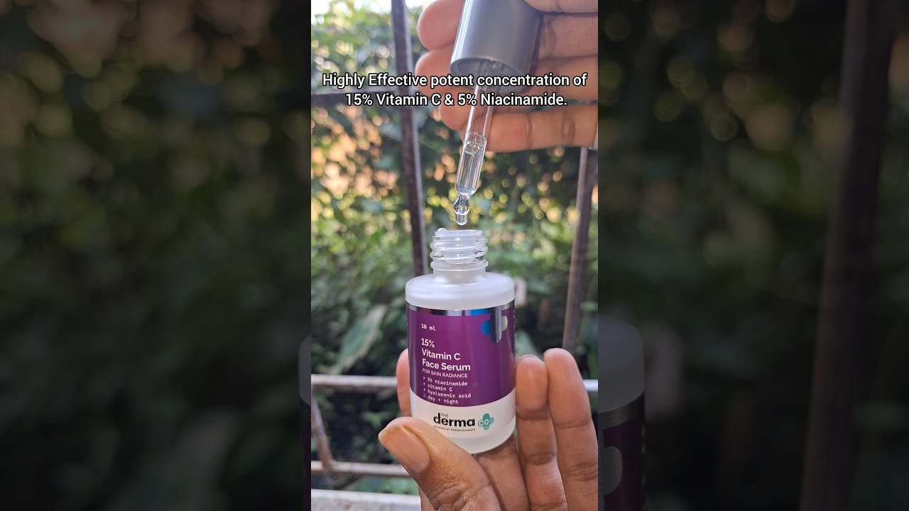 The Derma Co 15 % Vitamin C Face Serum review #shortvideo #viralvideo #ytshorts #skincare #short