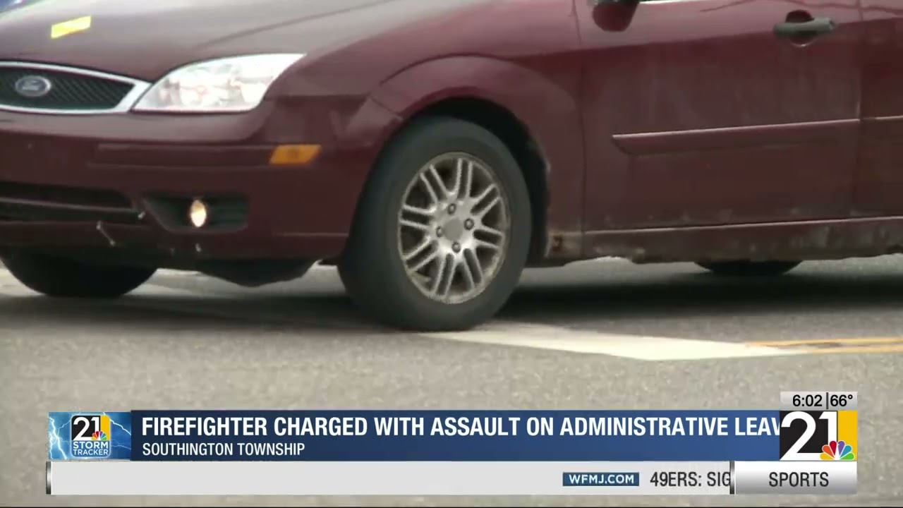 Firefighter charged with assault on administrative leave
