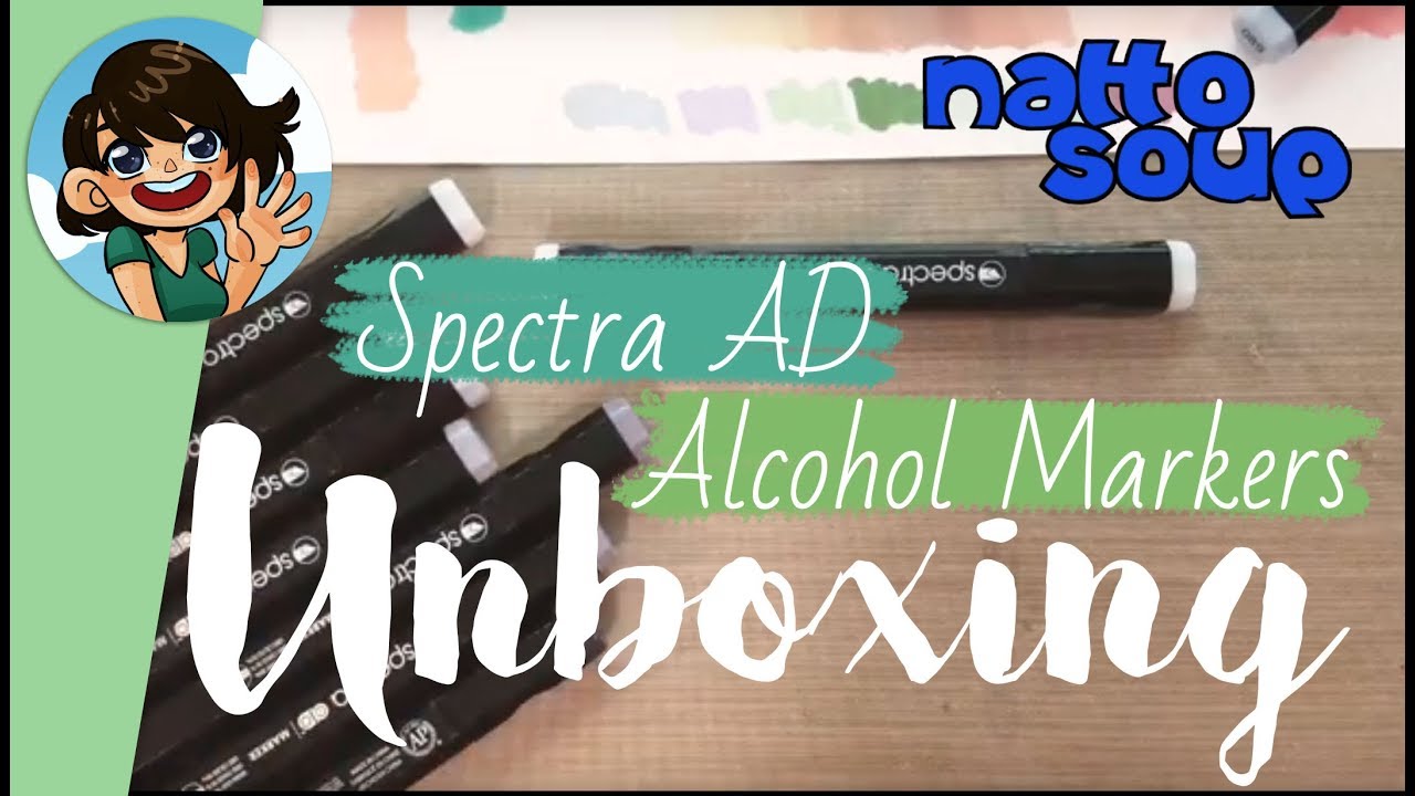 Spectra AD Alcohol Marker Unbox and Swatch