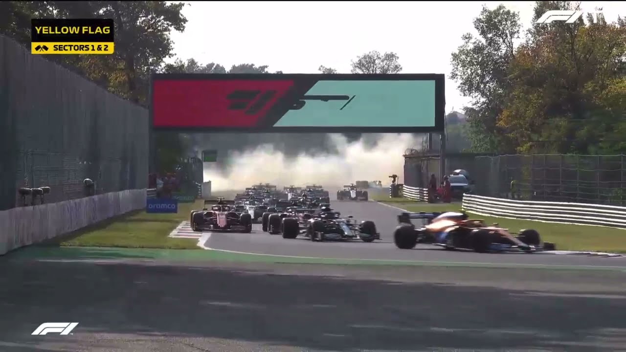 Pierre Gasly Hard Crash at Monza - 2021 F1 Sprint at Monza