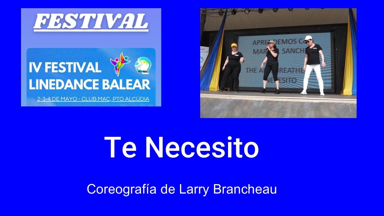 TE NECESITO/ The Air I Breathe Linedance