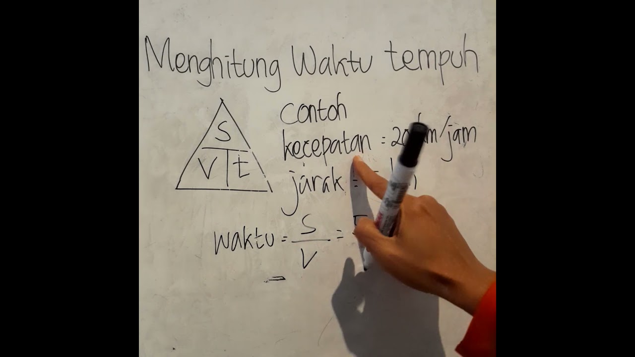 Cara menghitung waktu tempuh