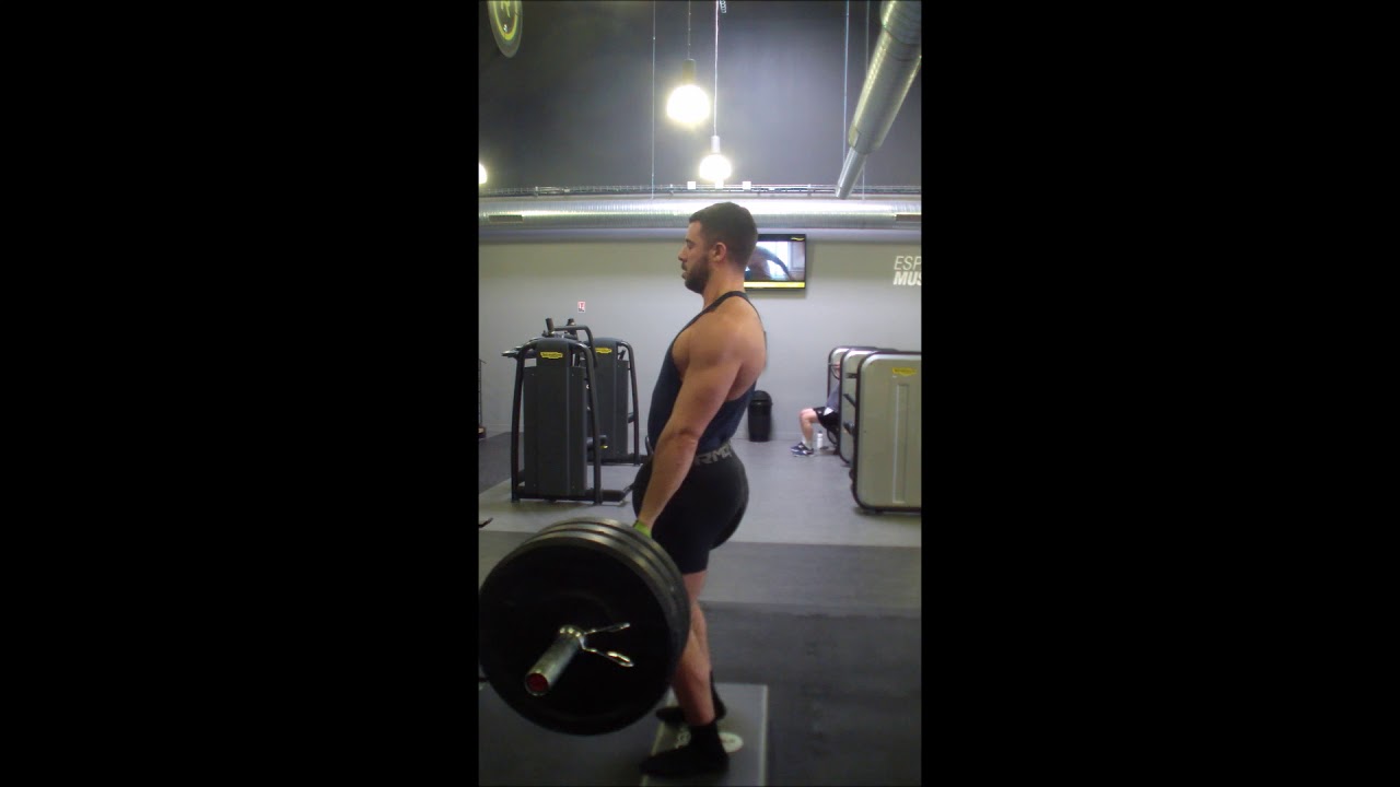 Club Superphysique - Soulev&eacute; de Terre Jambes Tendues 10 x 110 KG