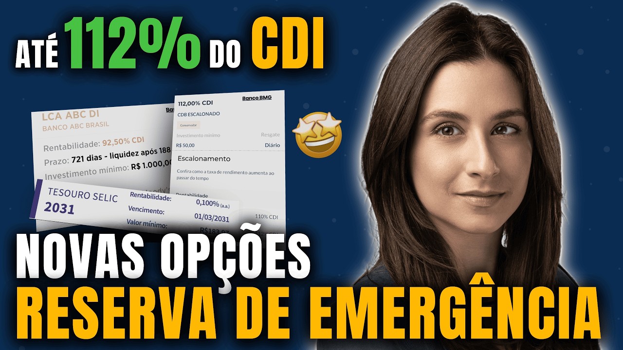 3 melhores op&ccedil;&otilde;es de renda fixa para a Reserva de Emerg&ecirc;ncia I Atualiza&ccedil;&atilde;o Abril de 2026