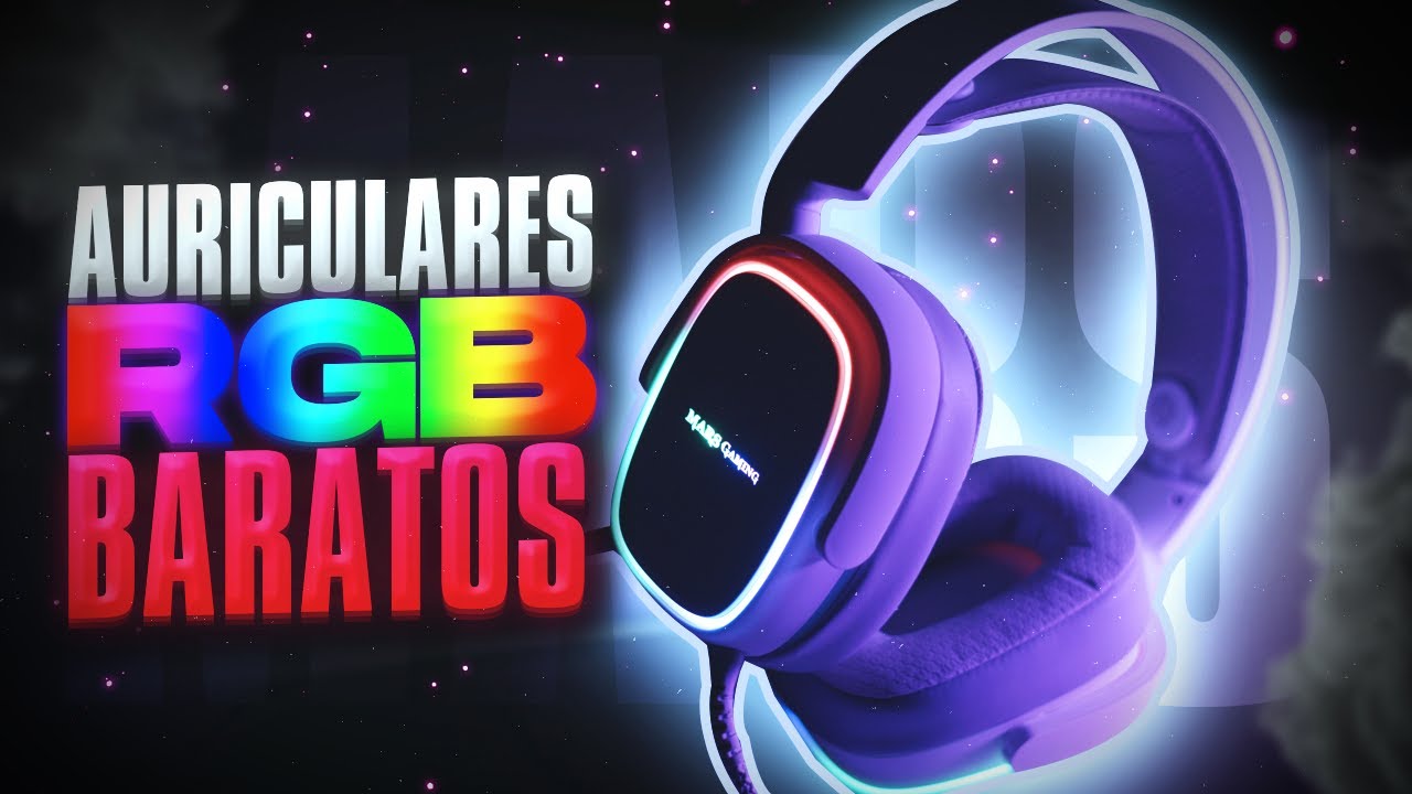 Auriculares gaming ECONOMICOS con RGB 🎆 Mars Gaming MHAX 📣 Review en Español