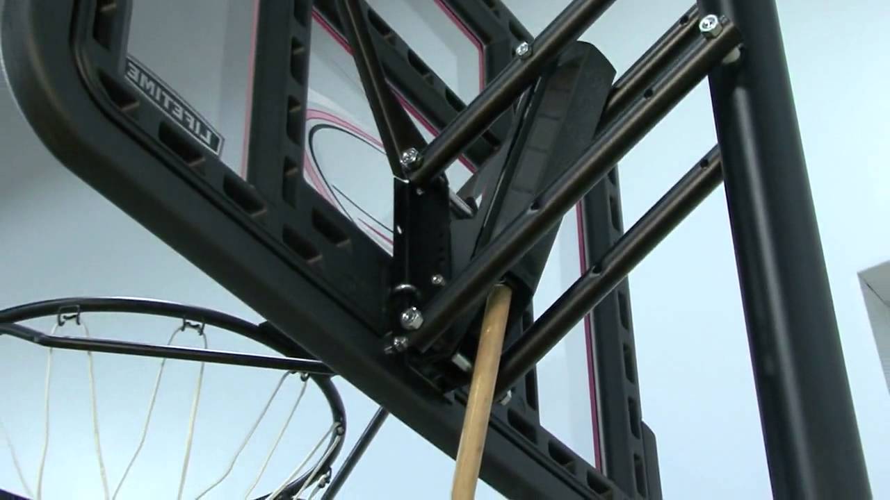 Lifetime Basketball Systems, Backboard Adjustments