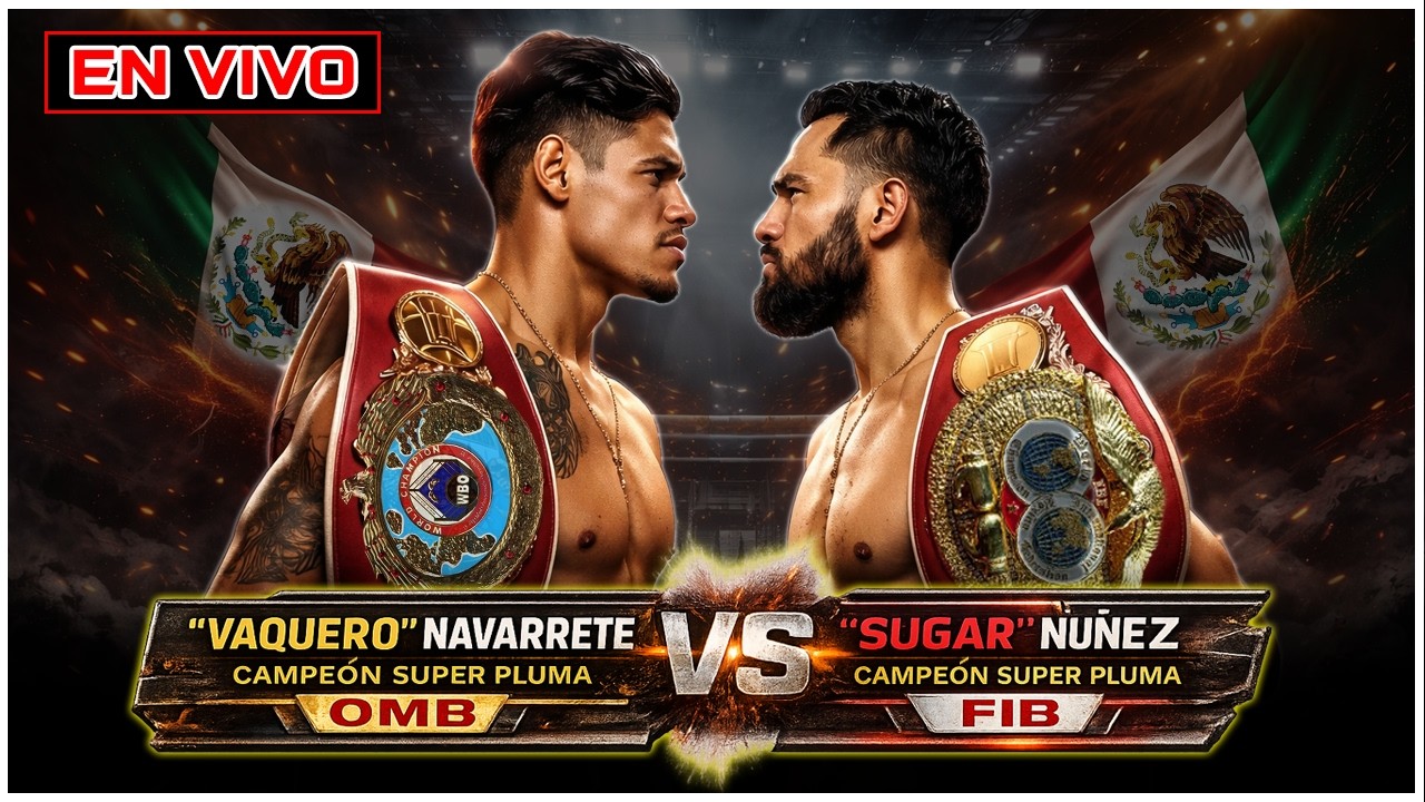 En Vivo Vaquero Navarrete vs Sugar Núñez | Narración 🥊