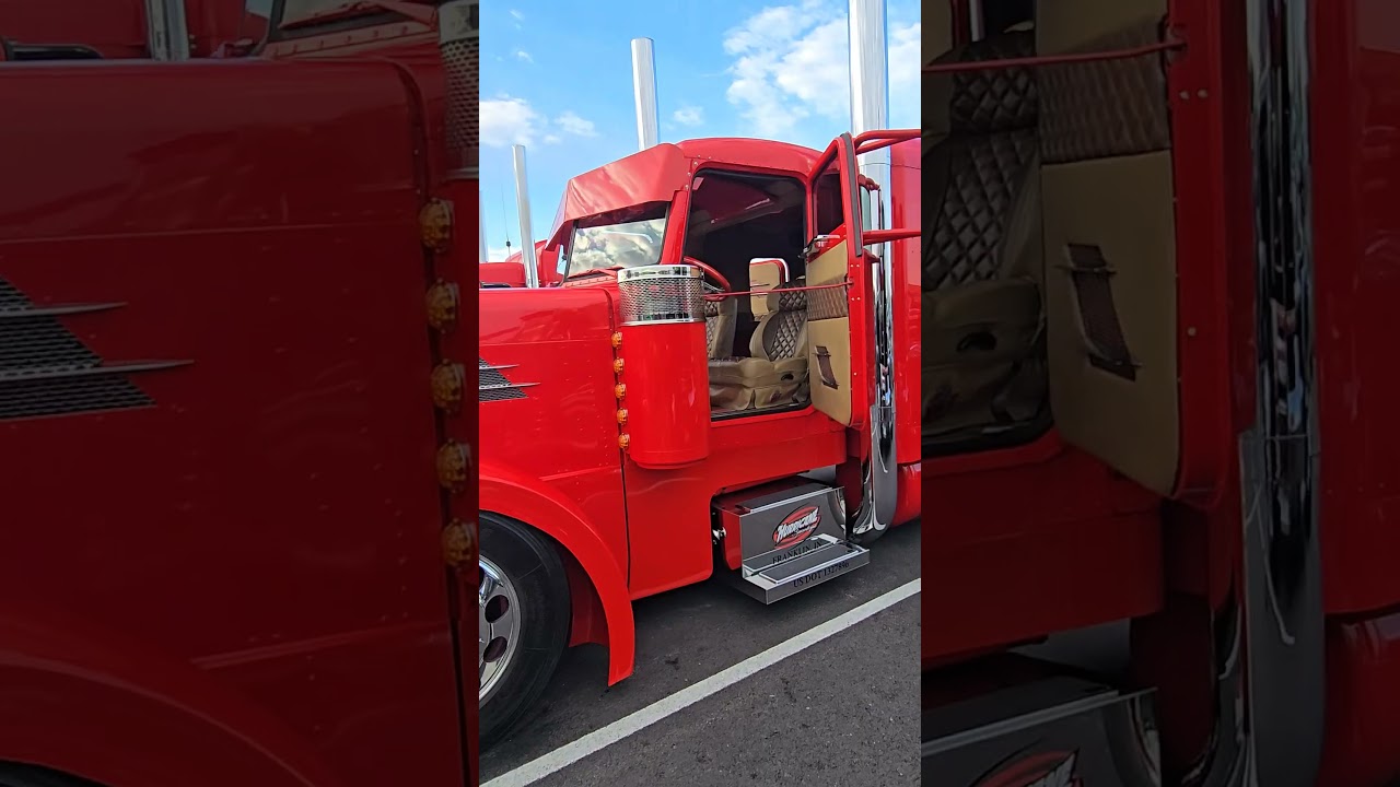 Peterbilt 379 Stunning Red at MATS 2025