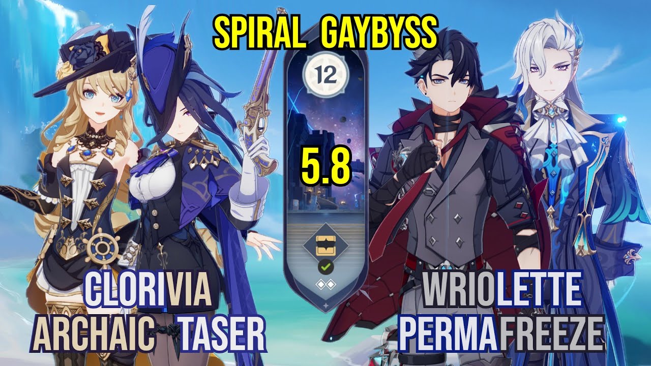 Clorivia Archaic Taser + Wriolette Permafreeze | Spiral Abyss 5.8 | Genshin Impact