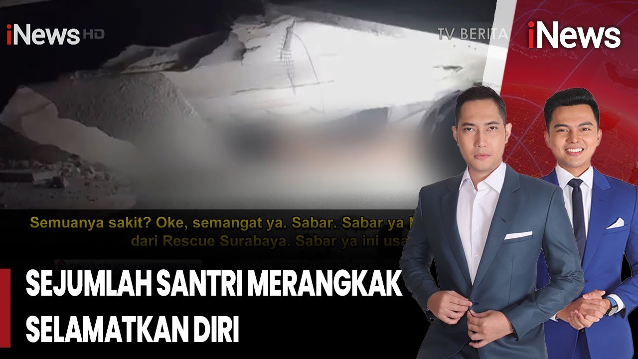 Sejumlah Santri Merangkak Untuk Selamatkan Diri Dari Reruntuhan| iNews Sore (1/10)