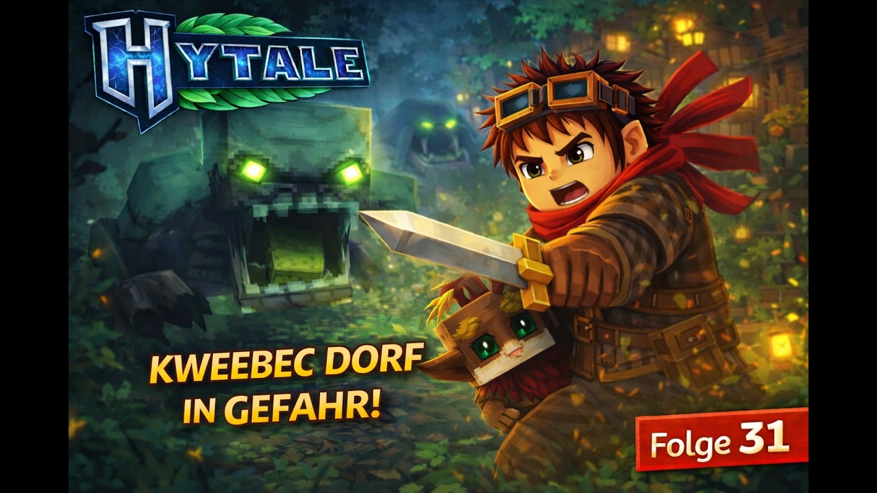 Kweebec Dorf in Gefahr! Crawler greifen an – ich verteidige sie | Hytale #031