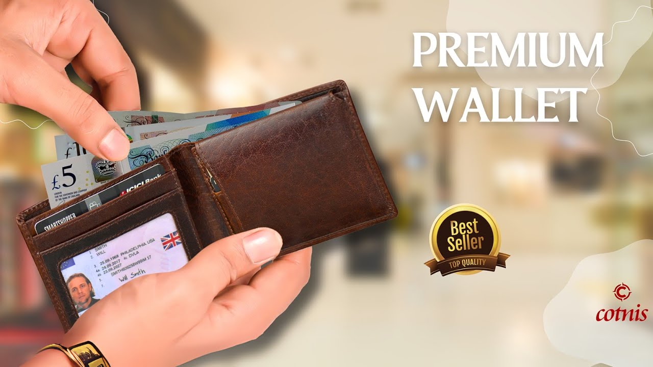 COTNIS Premium Quality Genuine Top-Grain Leather Wallet for Men | Timeless Elegance(1225)