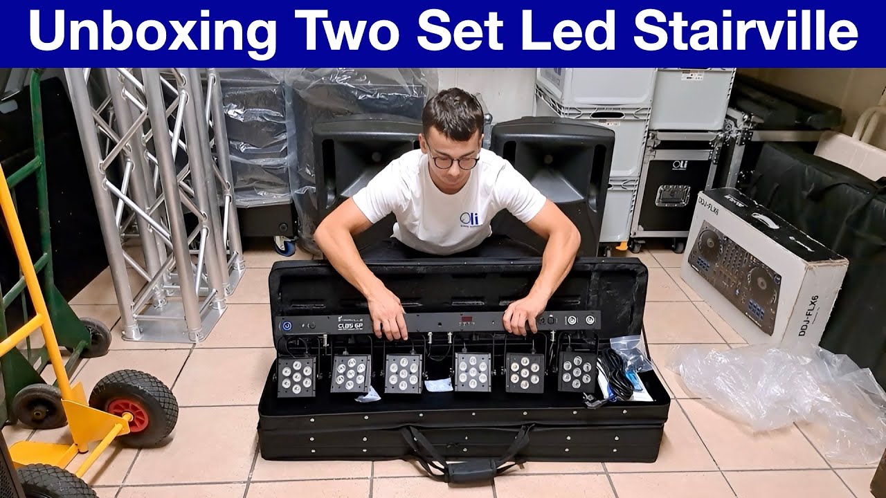 Unboxing Two Set Led Stairville
