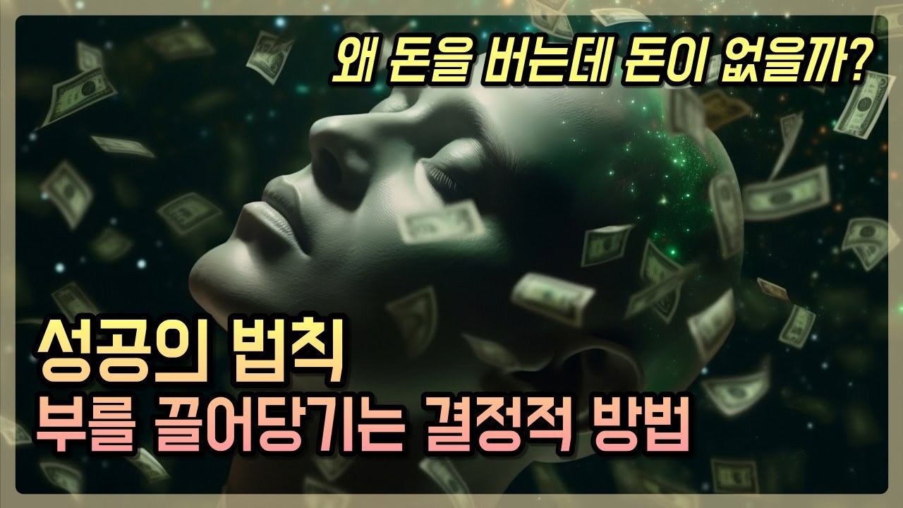 부를 끌어당기는 핵심 비법 | 성공하는 사람들의 공통점 | 돈은 왜 벌어도 늘 부족할까? 이거 모르면 끌어당김 안 됨