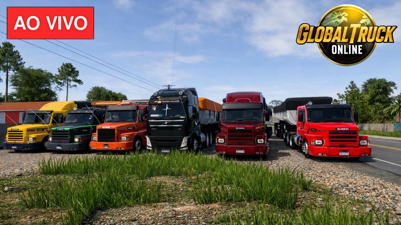 💥AO💥VIVO💥GLOBAL TRUCK ONLINE - JOGANDO COM OS INSCRITOS  SEGUNDO VEM PRA LIVE