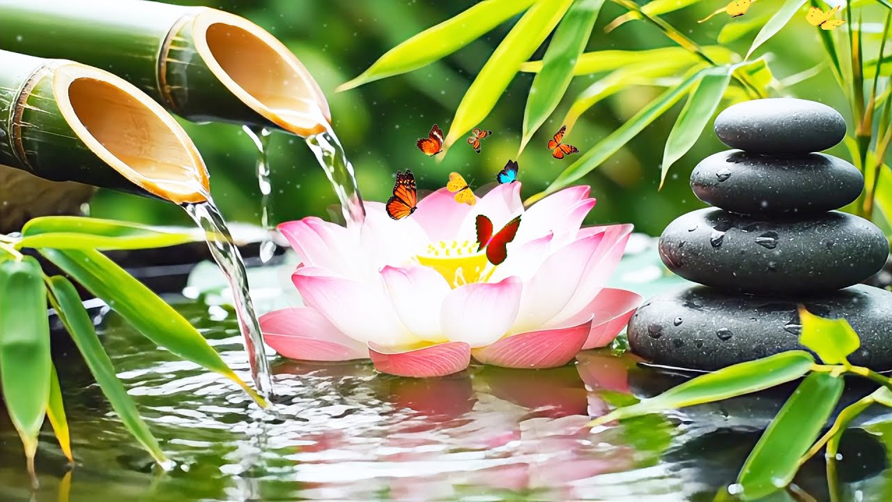 Relaxing Music & Water Sounds for Meditation - Relieve Stress, Reduces Anxiety, Deep Sleep, Insomnia