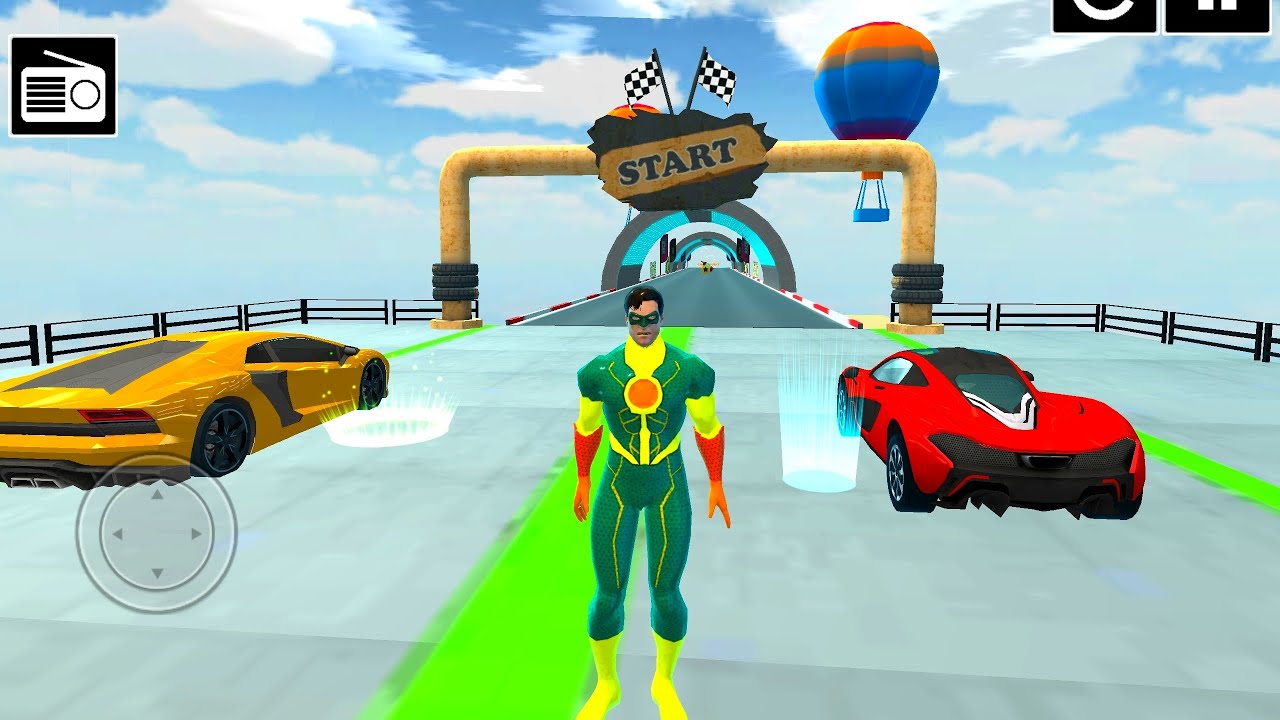 Superhero Ramp Car Stunt 3D Game - 3D Android Game