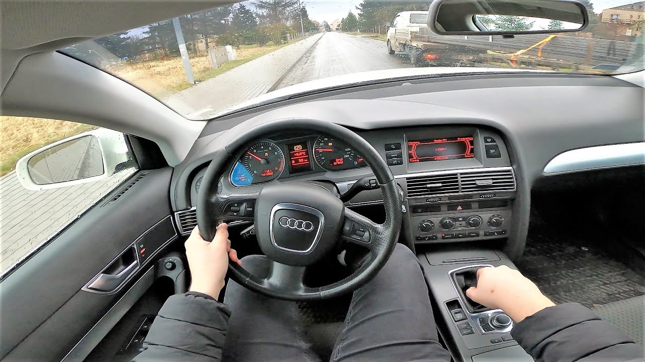 Audi A6 C6 2.4 V6 177HP (2005) POV Test Drive & Acceleration 0-100 | 4K #100