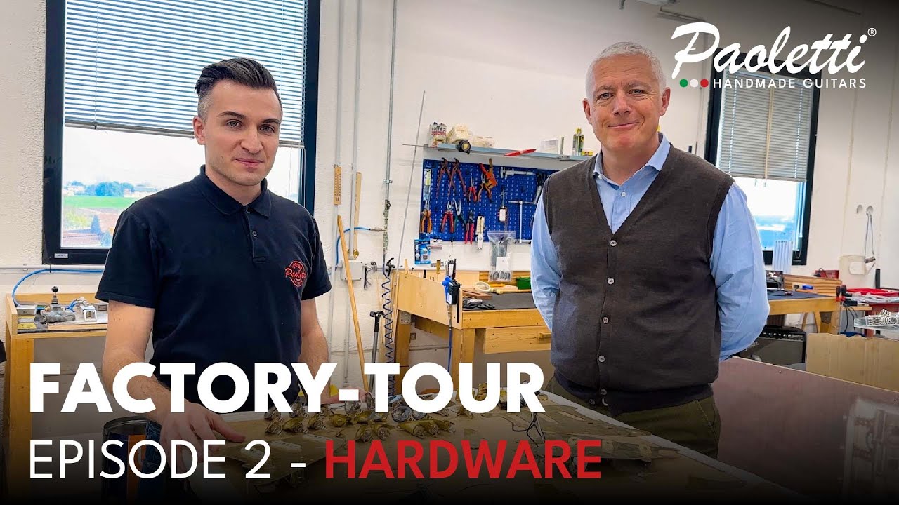 HARDWARE | episode 2 | Paoletti Guitars FACTORY TOUR (4K) #howitsmade #factorytour #guitarmaker