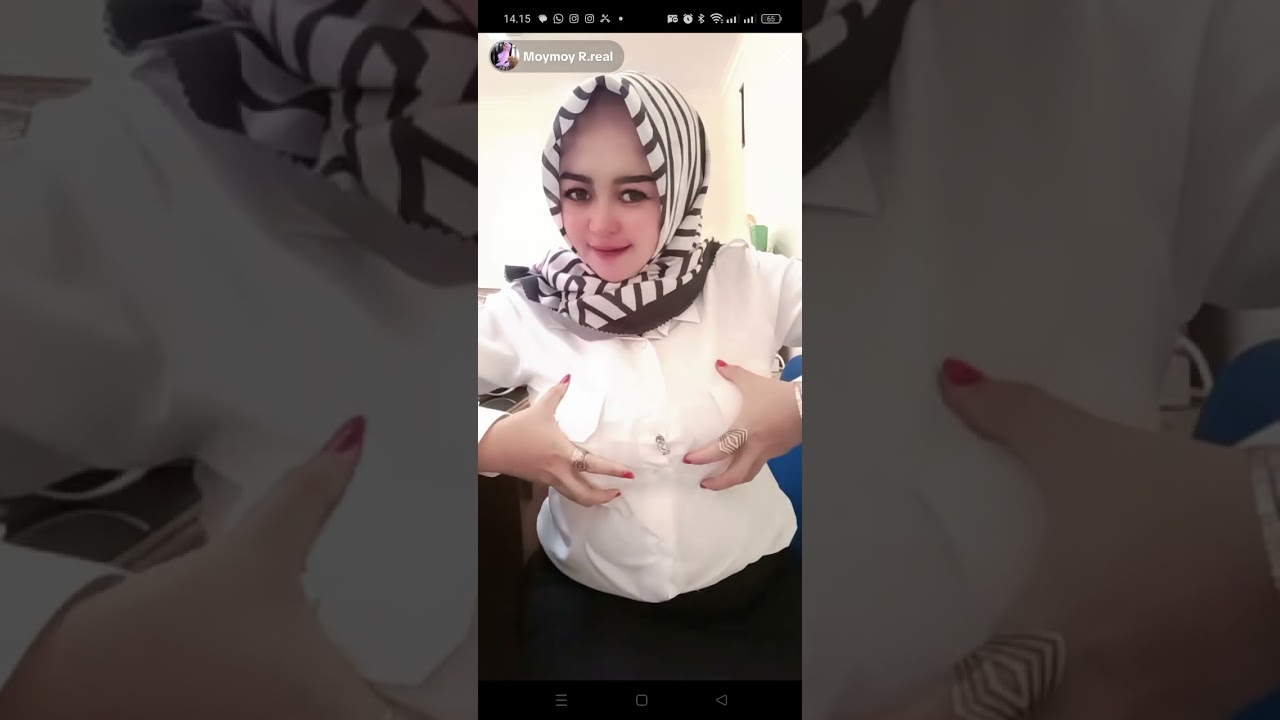 live tiktok Moymoy r hijab #hijabstyle #stw #jilbabpemersatu