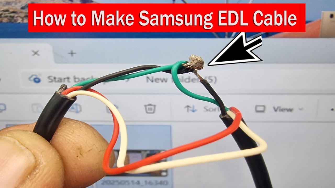 How to make EDL Cable for All Samsung New Qualcomm CPU Phone 2025