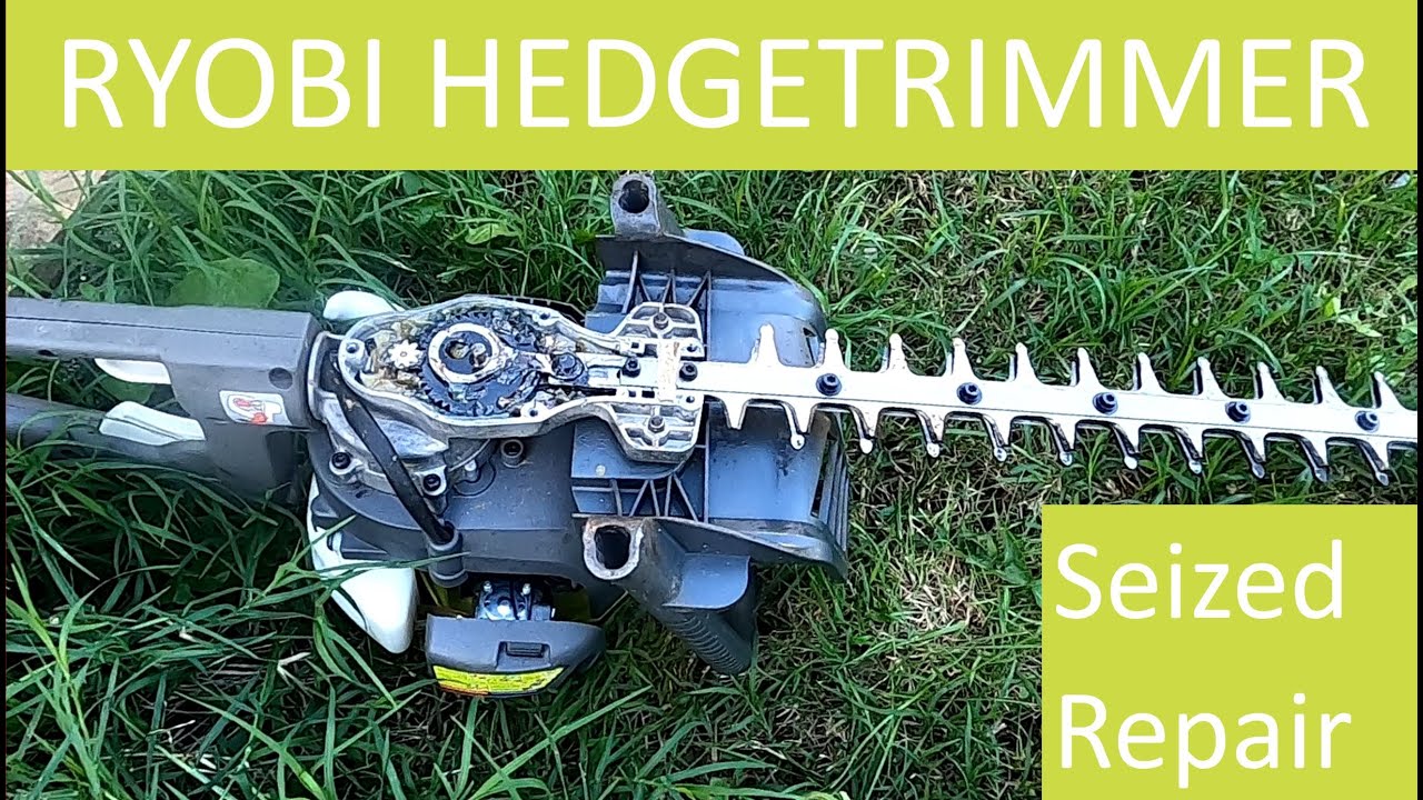 Ryobi Hedgetrimmer RHT2660RN - seized blade fix