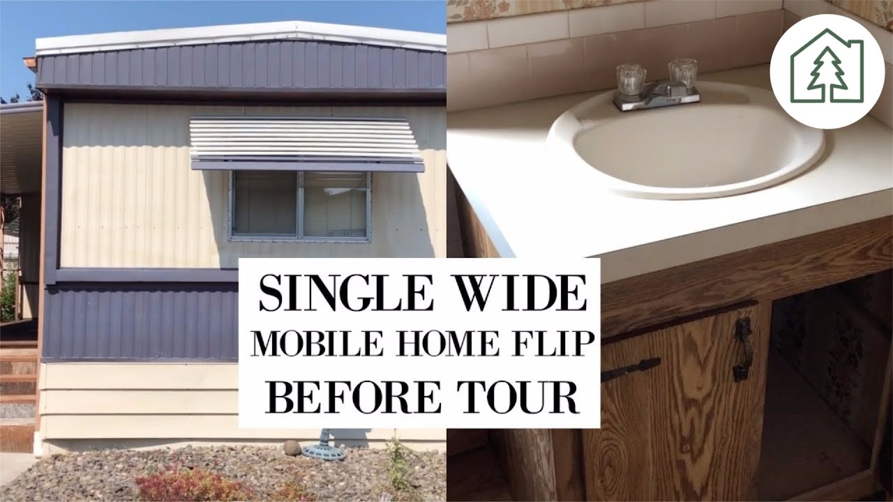 SINGLE WIDE MOBILE HOME FLIP BEFORE TOUR | WHAT WE NEED TO REMODEL TO  GET A HIGH  ROI