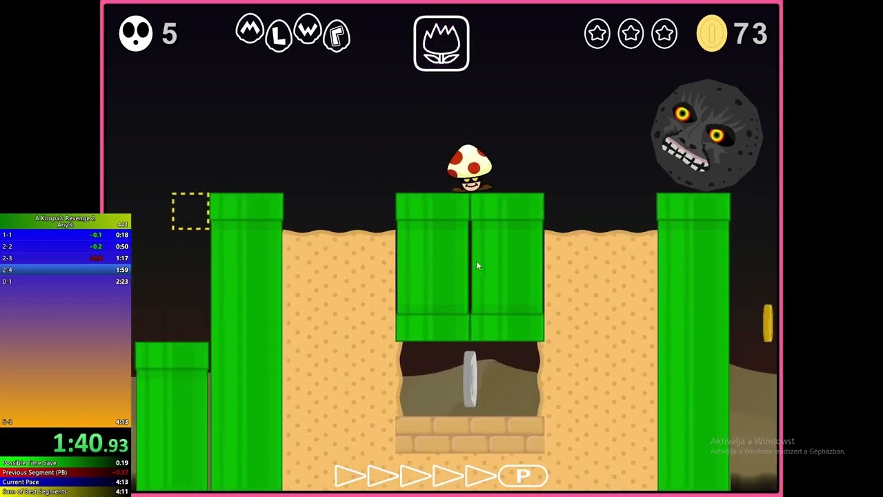 A Koopa's Revenge 2 Any% Speedrun 4:12.97 (Former WR) (SUB!)