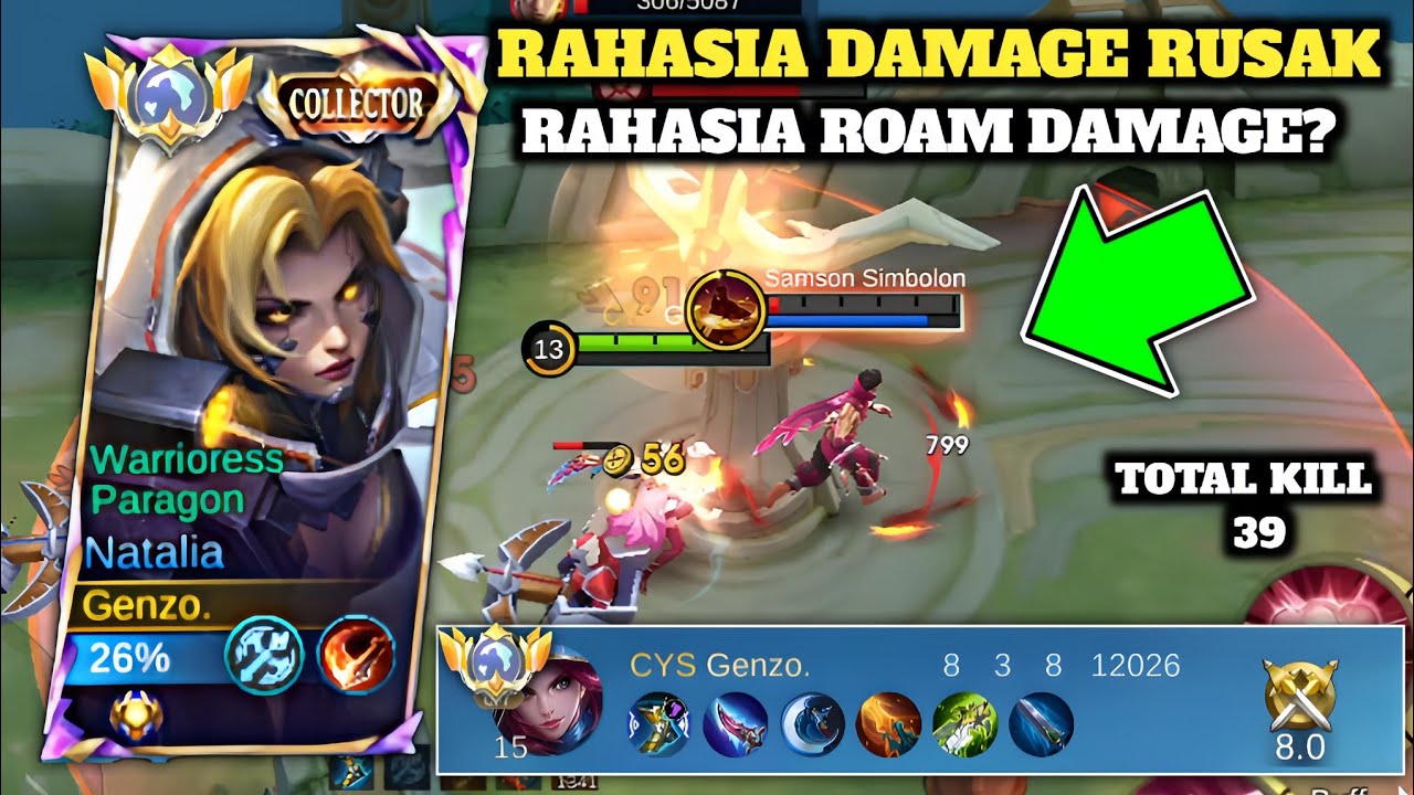 TERNYATA INI RAHASIA NATALIA ROAM DAMAGE NYA SE - RUSAK INI⁉️| BUILD NATALIA TERSAKIT 2026 - MLBB